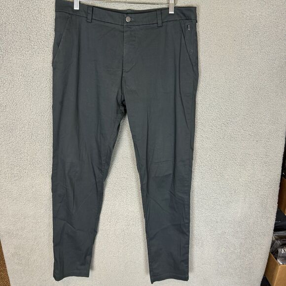 Lululemon Pants Men's 36x33 Grey Classic Fit Commission Performance Golf Casual - Picture 1 of 8
